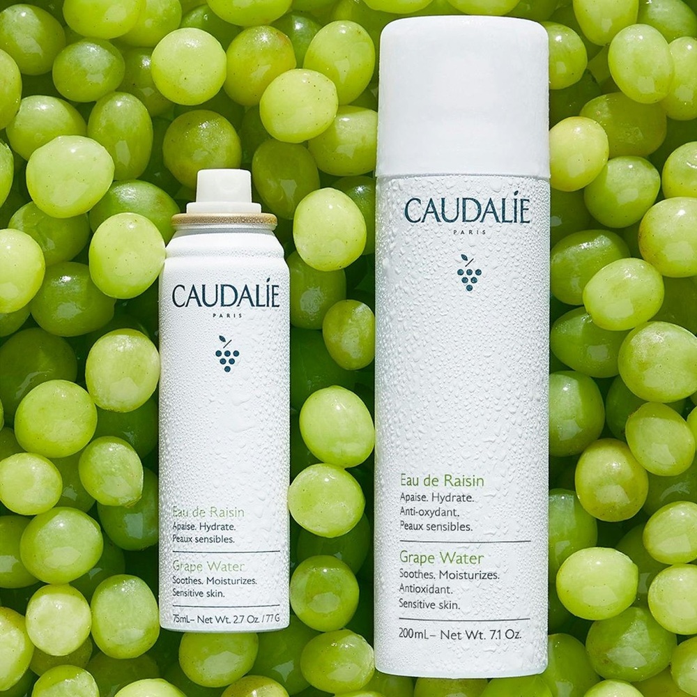 NEW Caudalie Grape Water Moisturizing Face Mist 75 ml. Travel Size.